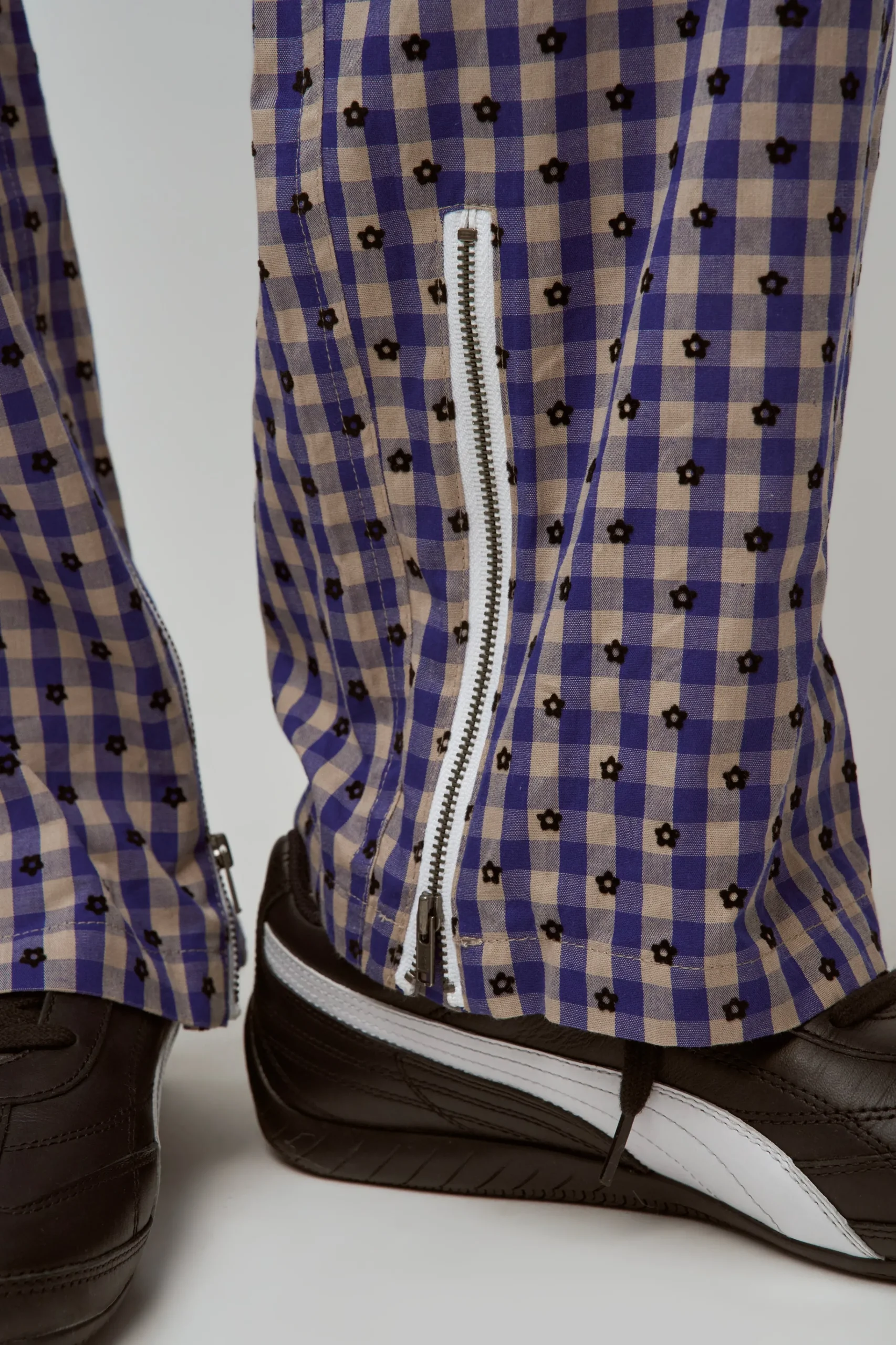 GUIZIO Adrian Gingham Pant- Pants