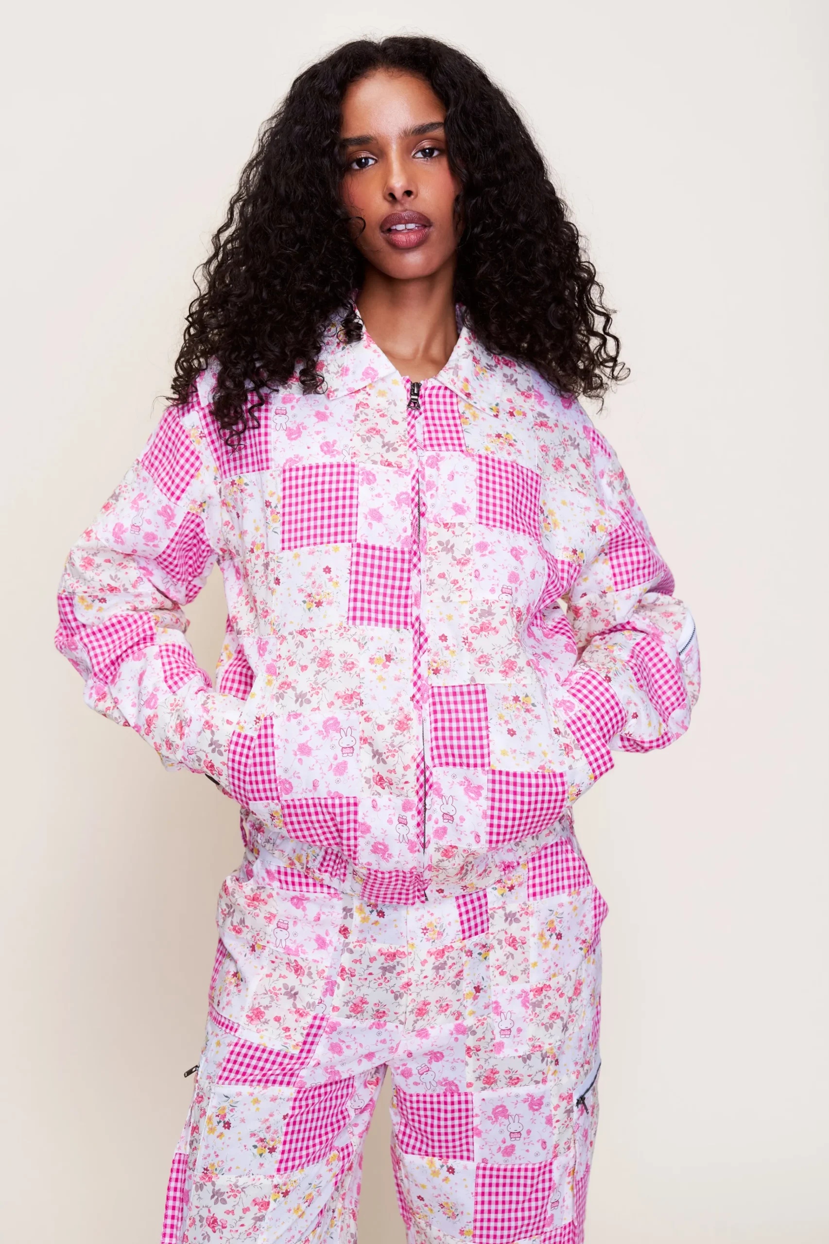 GUIZIO Adrian Patchwork Bomber- Jackets