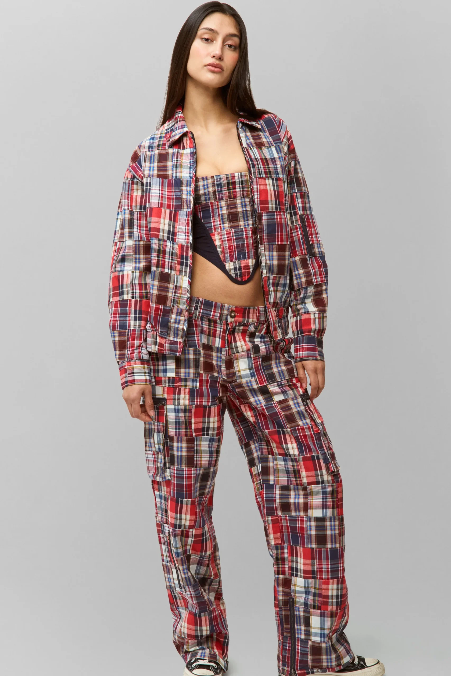 GUIZIO Adrian Patchwork Bomber- Jackets