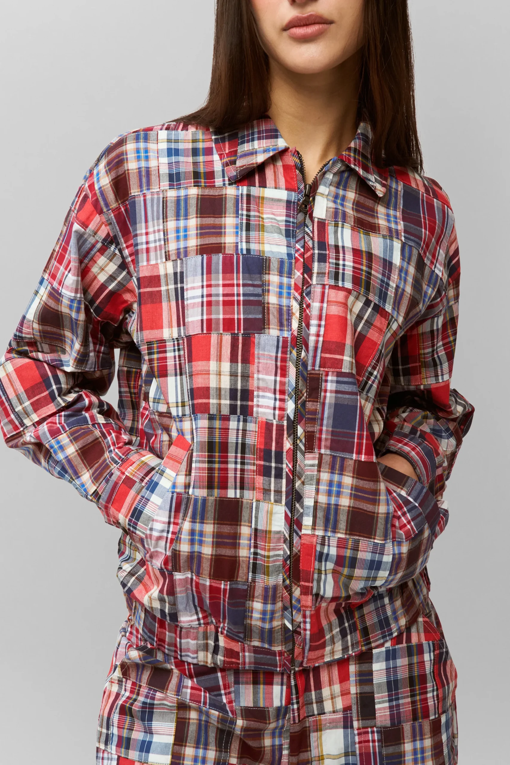 GUIZIO Adrian Patchwork Bomber- Jackets