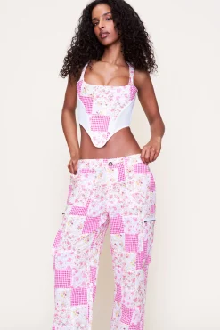 GUIZIO Adrian Patchwork Pant- Pants