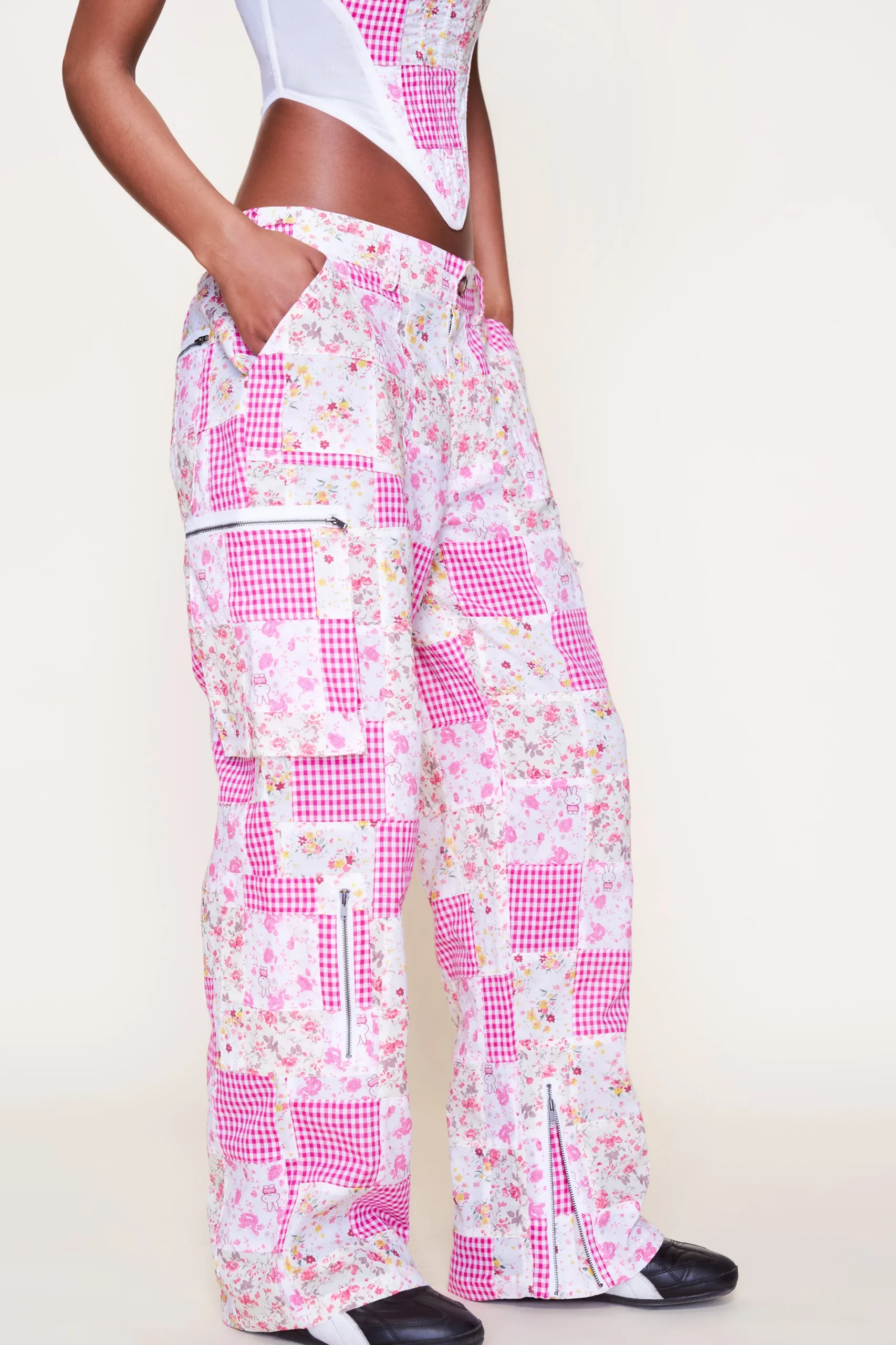 GUIZIO Adrian Patchwork Pant- Pants