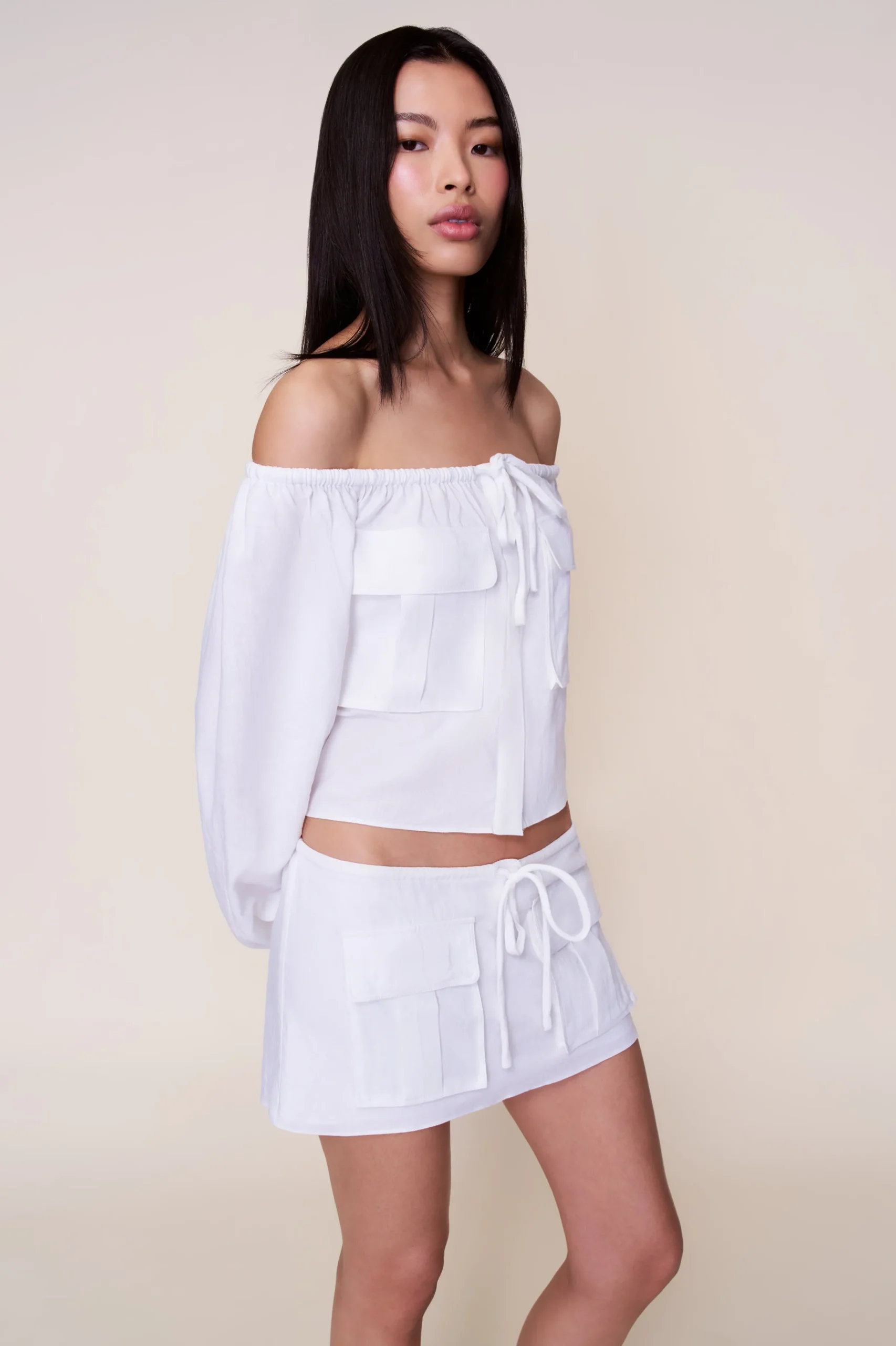 GUIZIO Akiko Top- Long Sleeve Tops|Tops