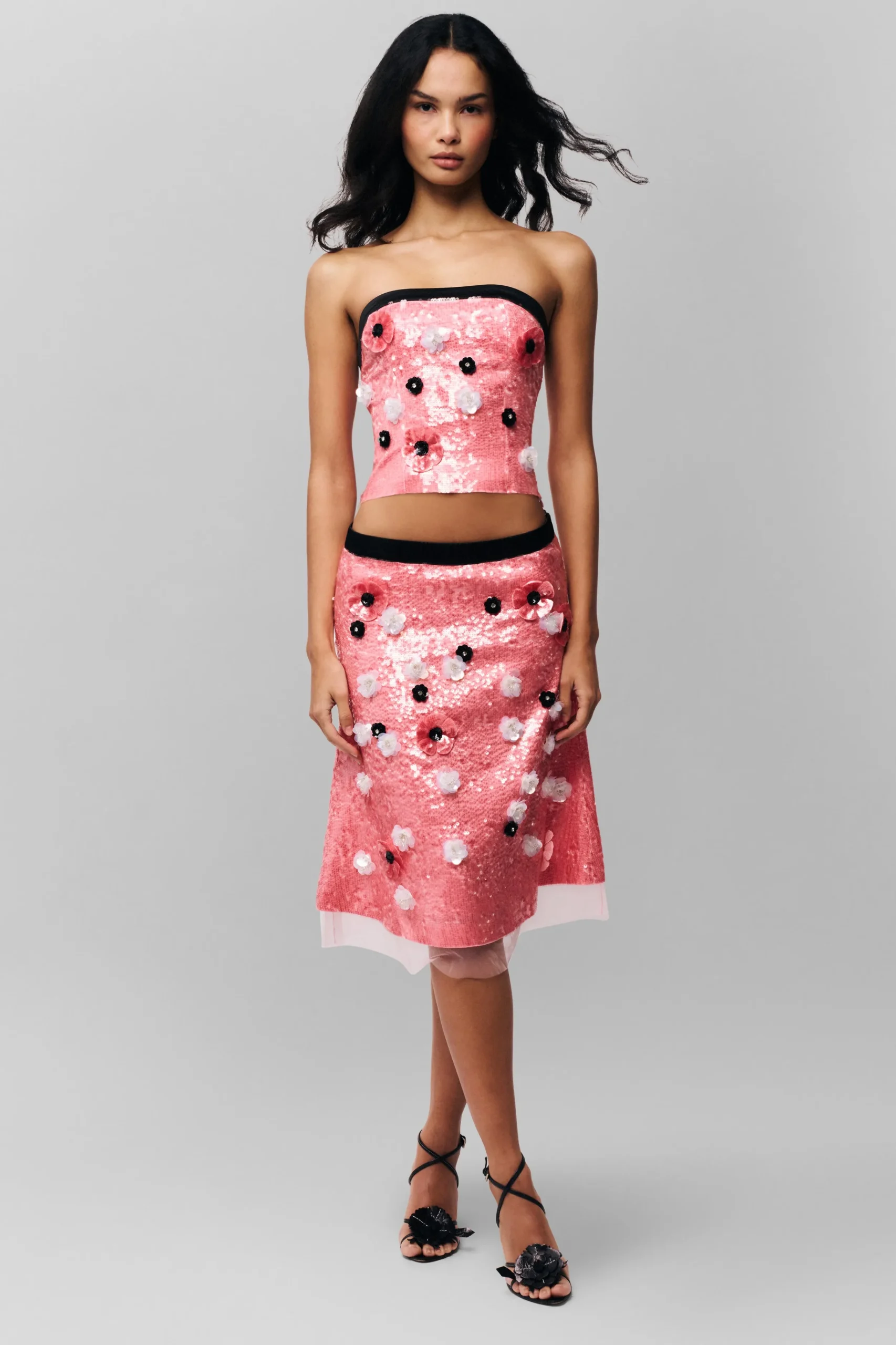 GUIZIO Ambroise Sequin Skirt- Skirts