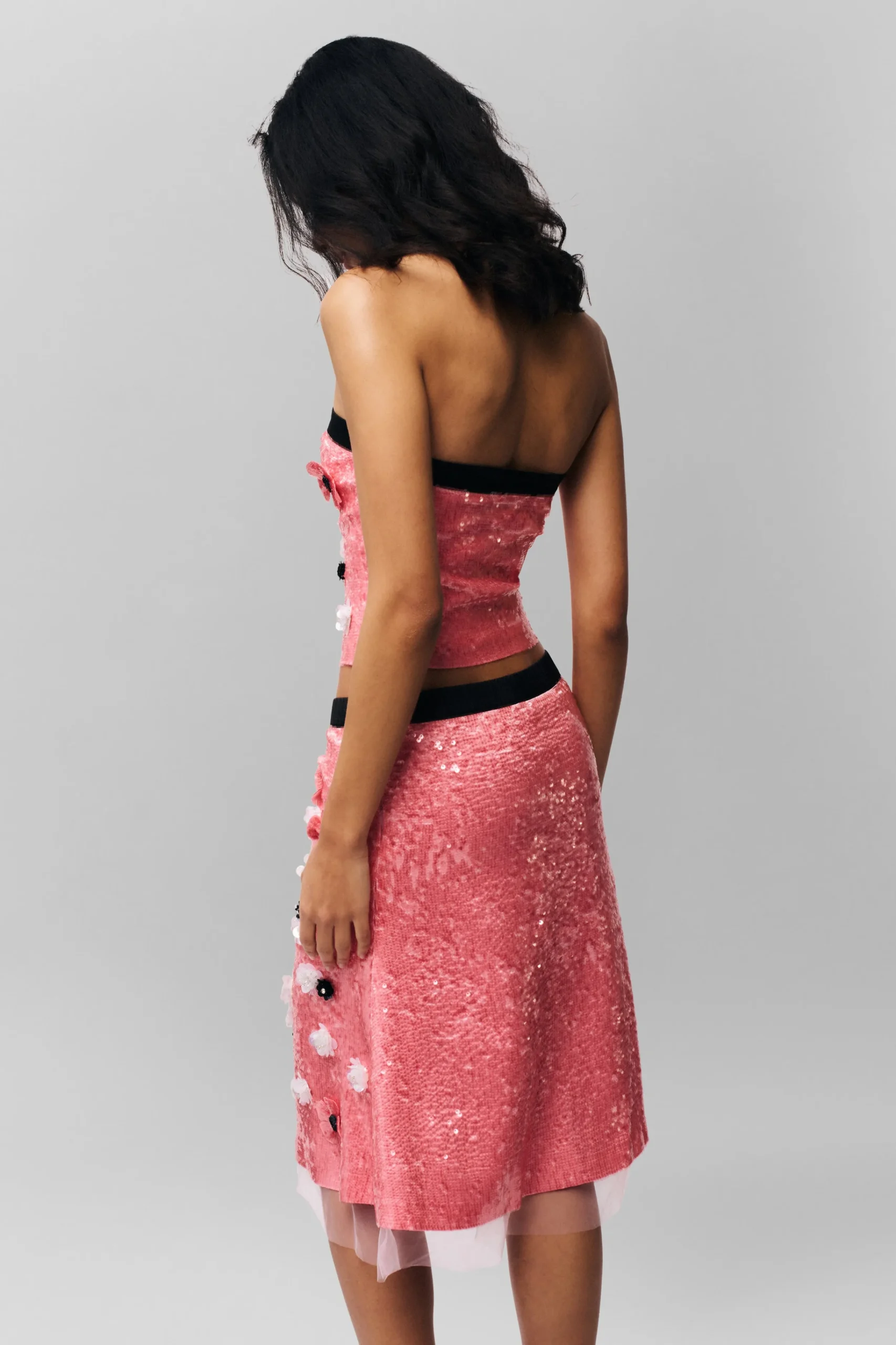 GUIZIO Ambroise Sequin Skirt- Skirts