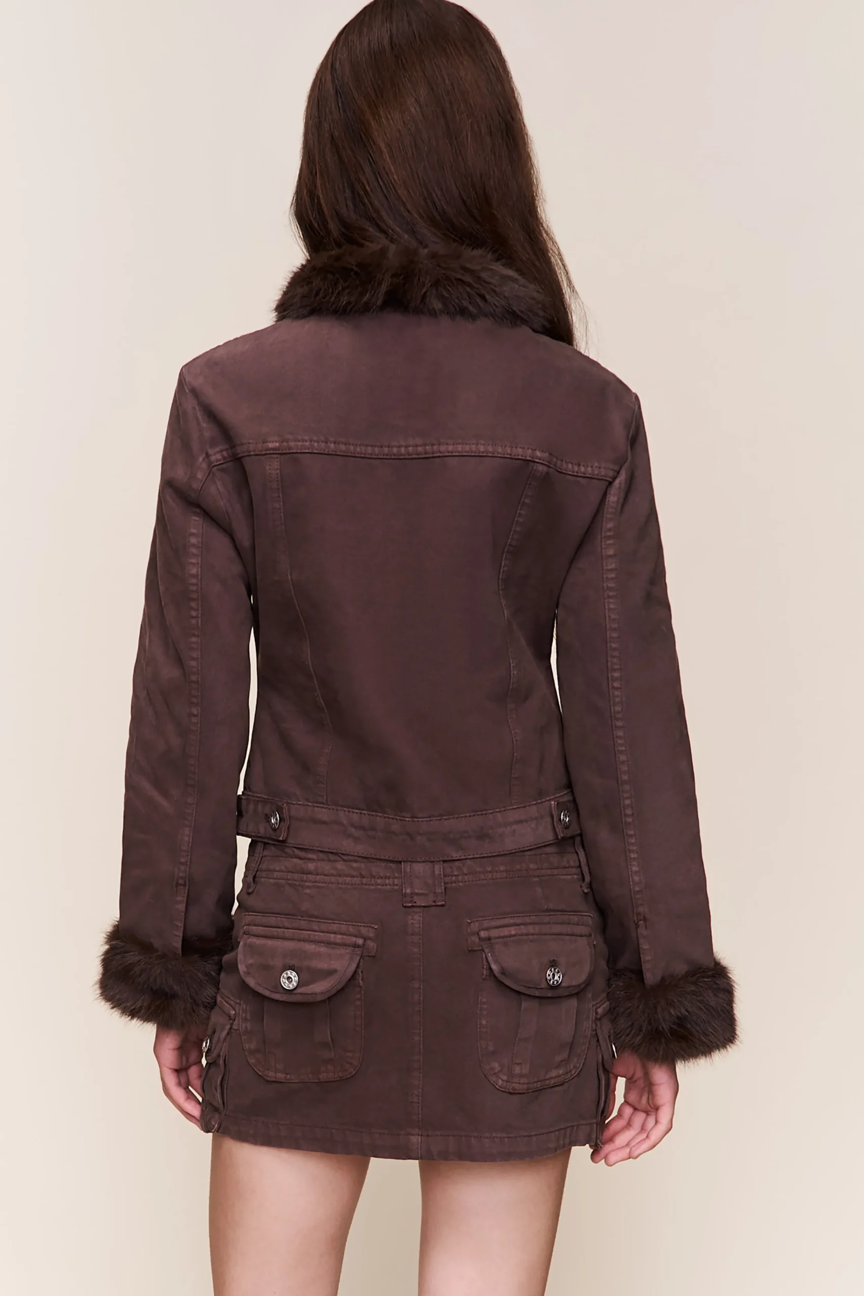 GUIZIO Anais Cargo Mini Skirt- Mini Skirts|Skirts