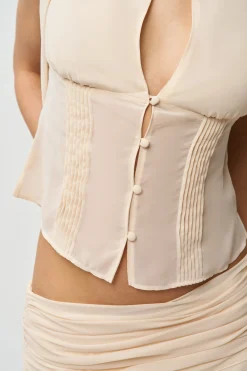 GUIZIO Ara Top- Short Sleeve Tops|Tops