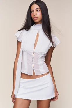 GUIZIO Ara Top- Short Sleeve Tops|Tops