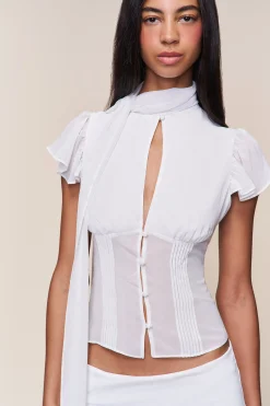 GUIZIO Ara Top- Short Sleeve Tops|Tops