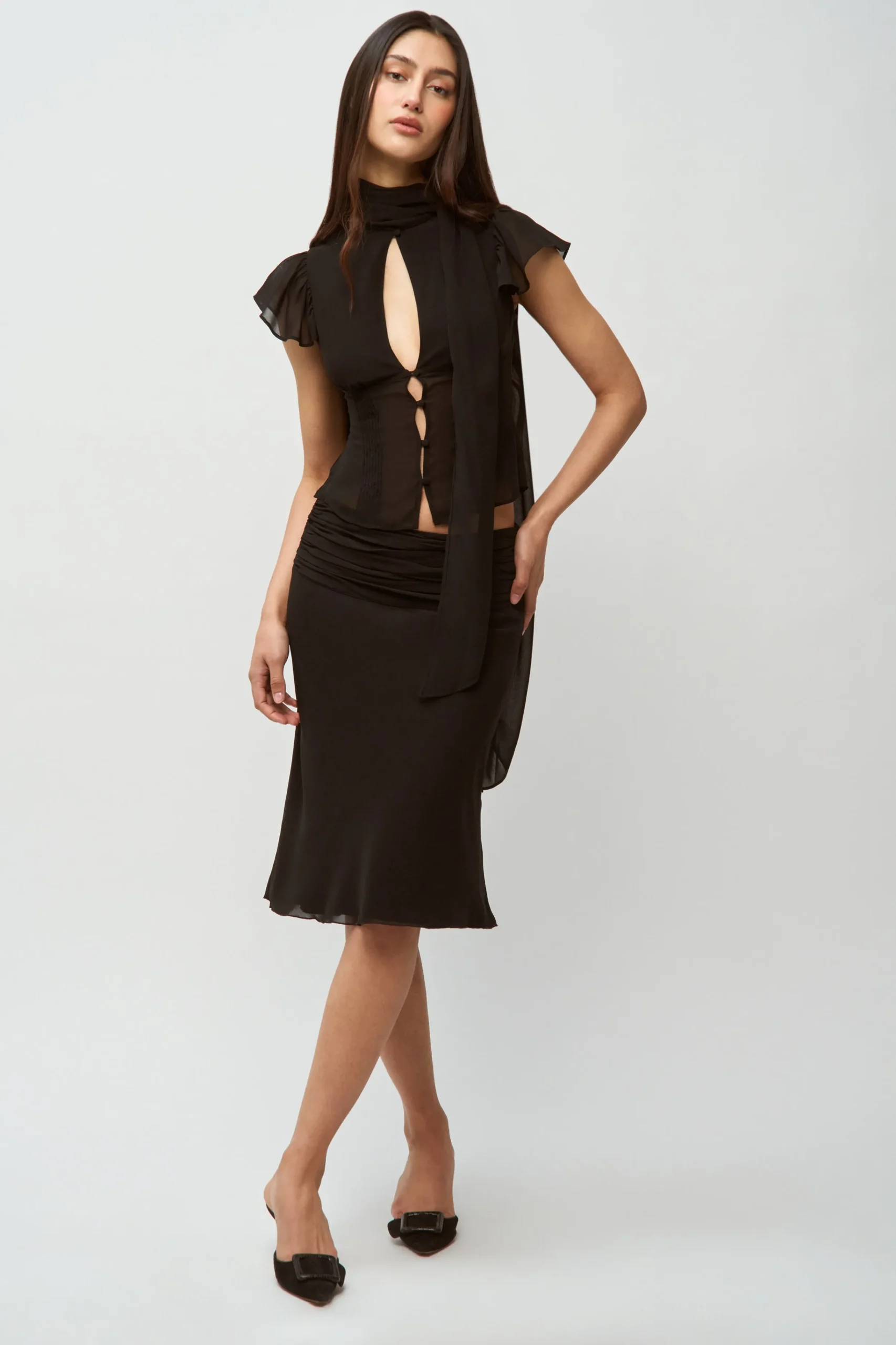GUIZIO Ara Top- Short Sleeve Tops|Tops