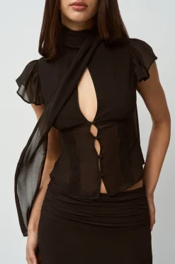 GUIZIO Ara Top- Short Sleeve Tops|Tops