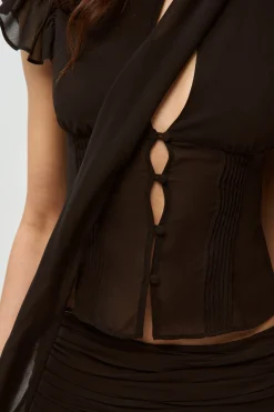 GUIZIO Ara Top- Short Sleeve Tops|Tops