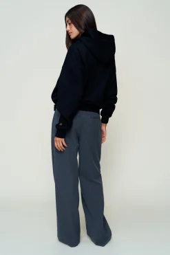 GUIZIO Bedazzled Pull Over Hoodie- Sweatshirts & Hoodies