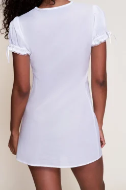 GUIZIO Bina Lace Babydoll Dress- Mini Dresses|Dresses
