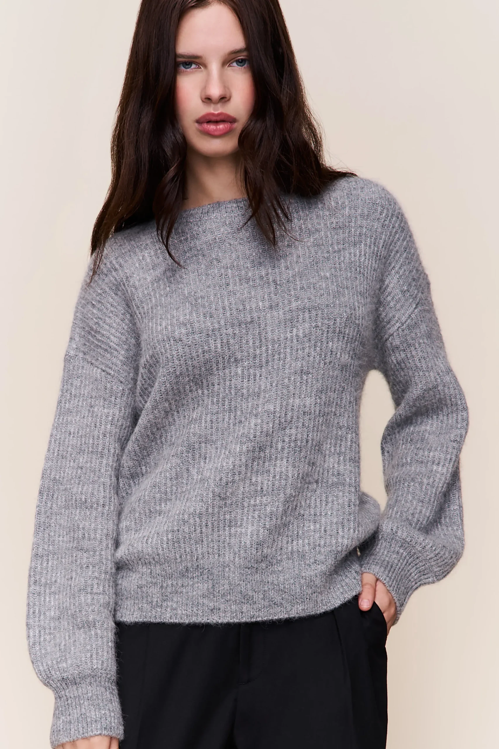 GUIZIO Bobbie Oversized Wool Jumper- Sweaters