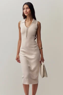 GUIZIO Calesia Midi Dress- Midi Dresses