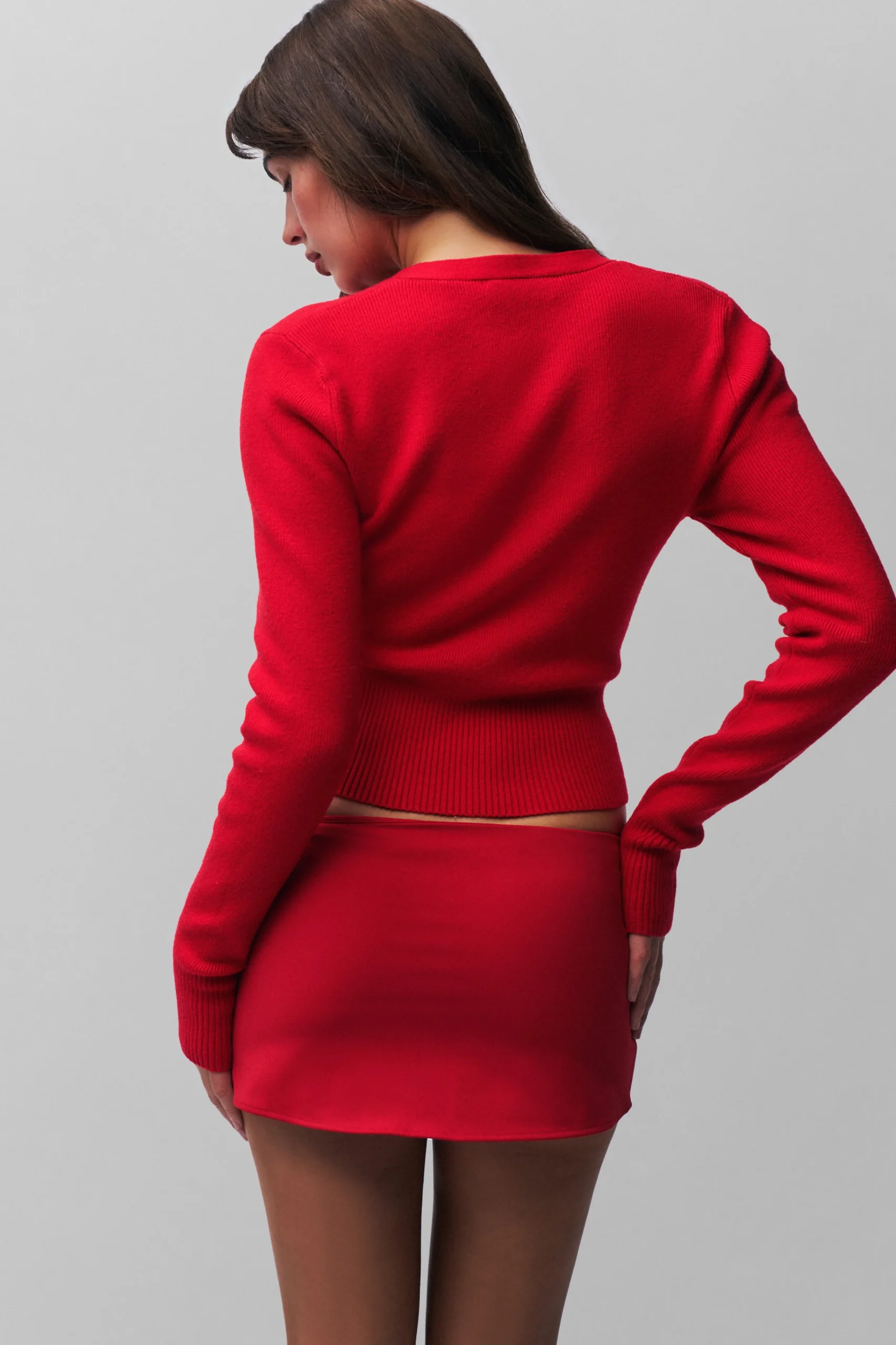 GUIZIO Camelie Cardigan Top- Sweaters|Tops