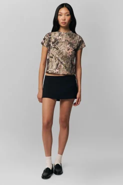 GUIZIO Camo Tee- Tees|Short Sleeve Tops