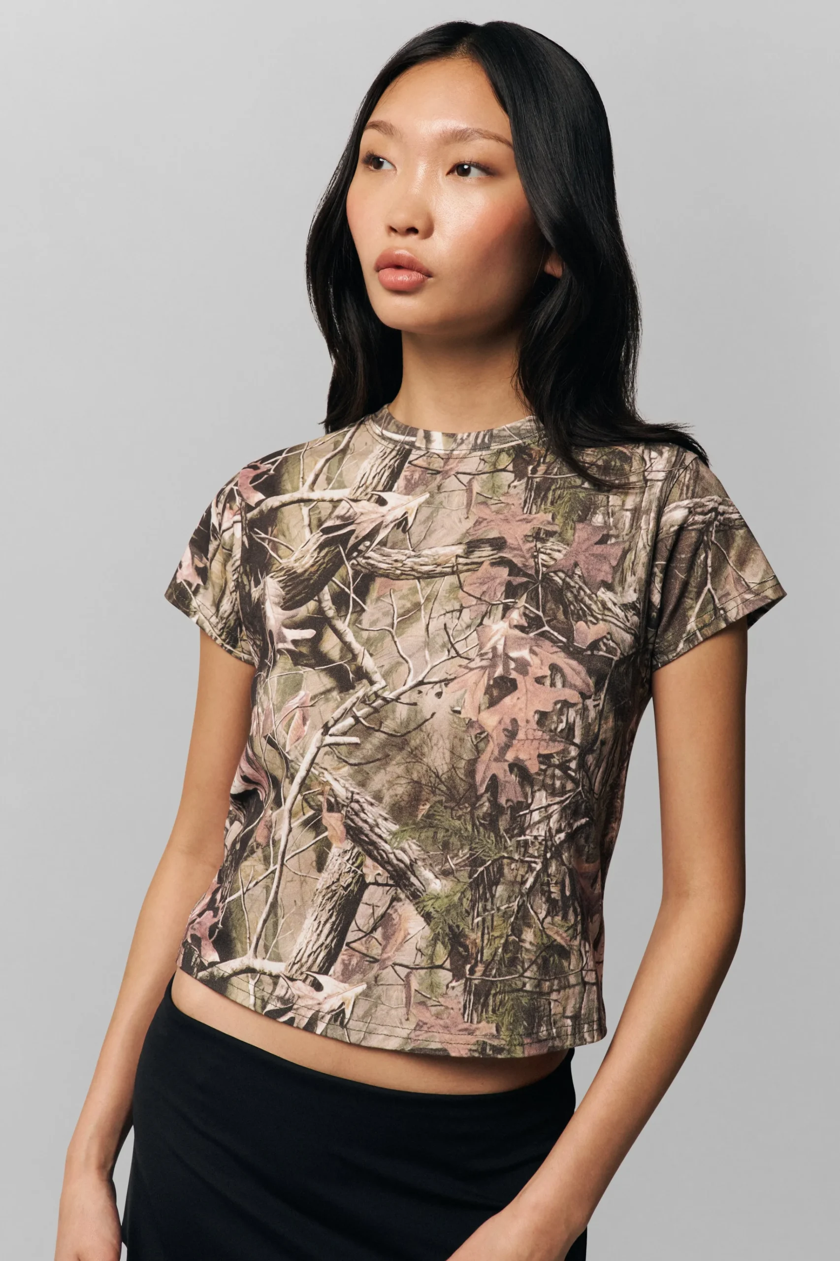 GUIZIO Camo Tee- Tees|Short Sleeve Tops