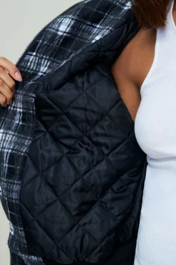 GUIZIO Charli Hooded Quilted Jacket- Jackets