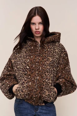 GUIZIO Charli Hooded Quilted Jacket- Jackets