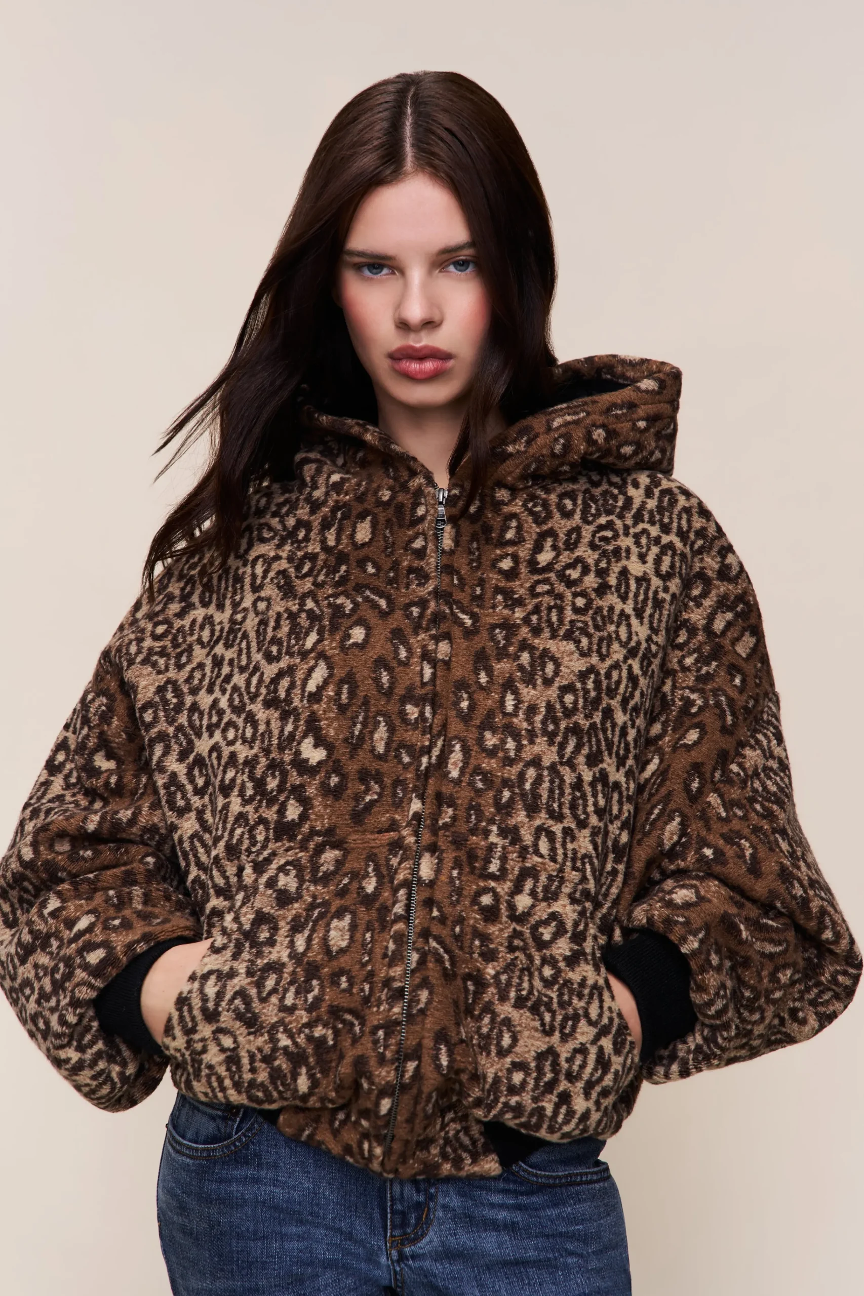 GUIZIO Charli Hooded Quilted Jacket- Jackets