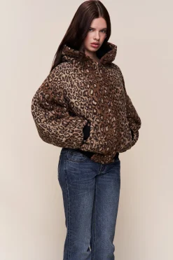 GUIZIO Charli Hooded Quilted Jacket- Jackets