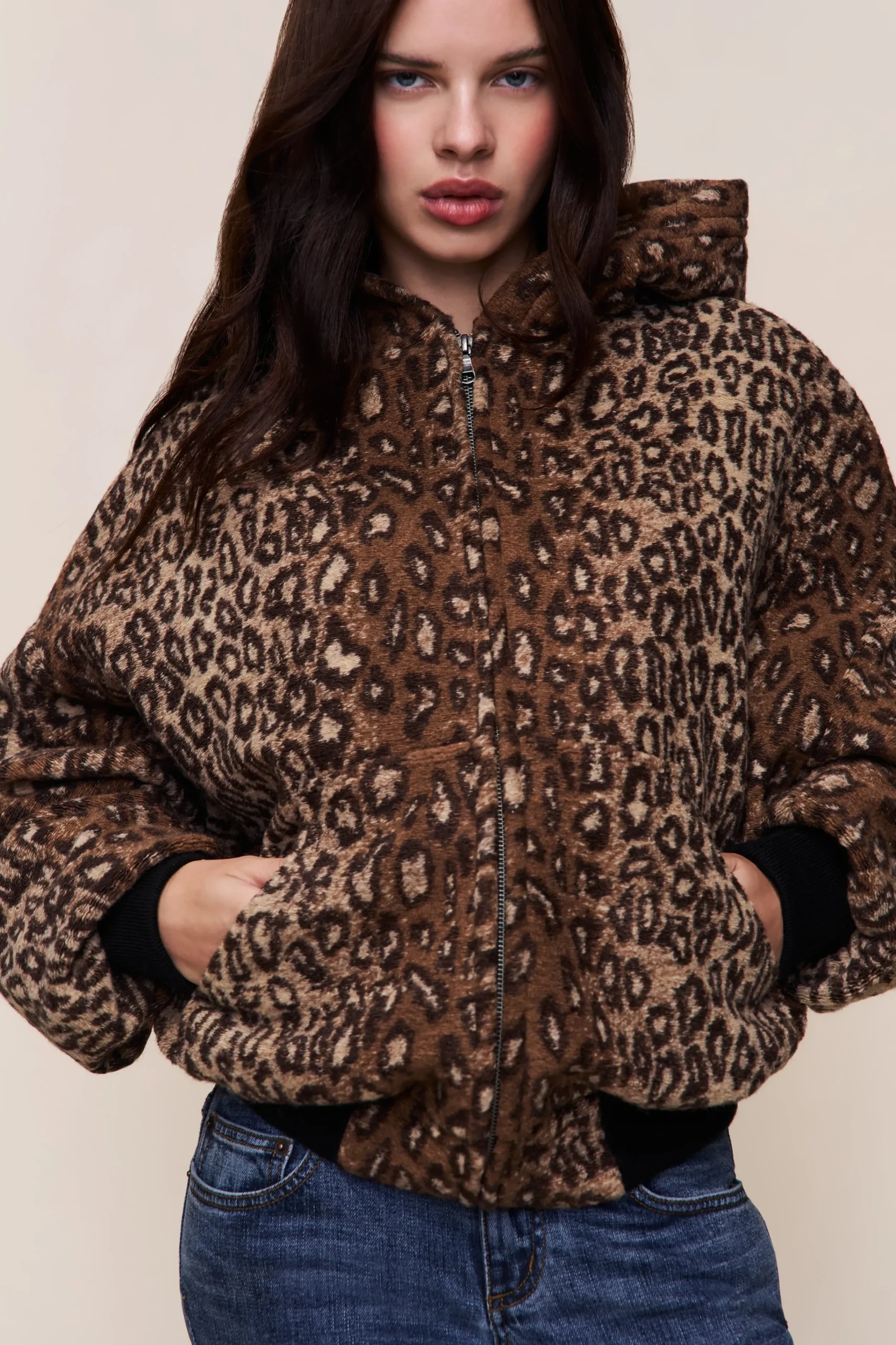 GUIZIO Charli Hooded Quilted Jacket- Jackets