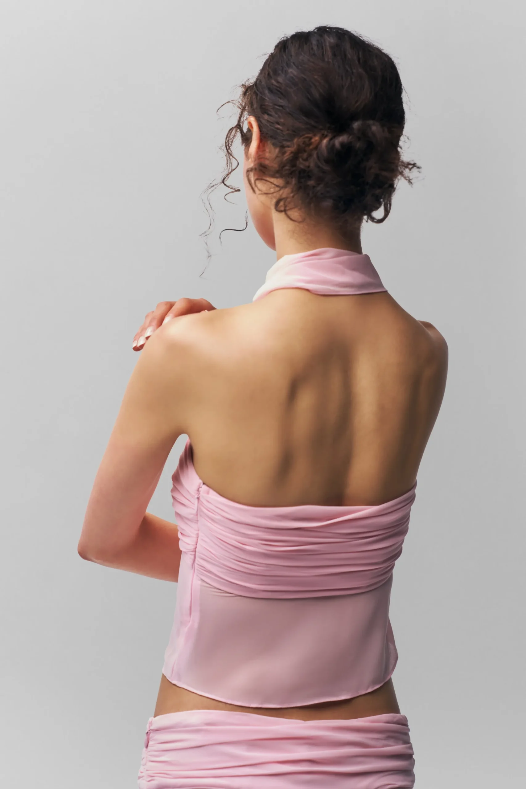 GUIZIO Chiffon Wrap Around Top- Sleeveless Tops|Tops