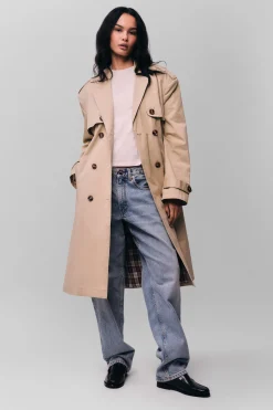 GUIZIO Classic Trench Coat- Jackets