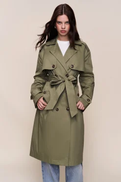 GUIZIO Classic Trench Coat- Jackets