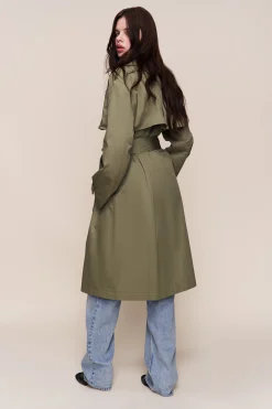 GUIZIO Classic Trench Coat- Jackets