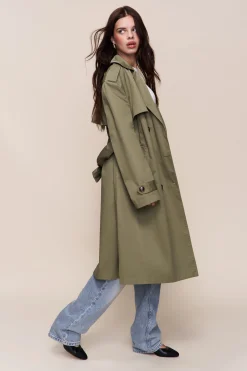 GUIZIO Classic Trench Coat- Jackets