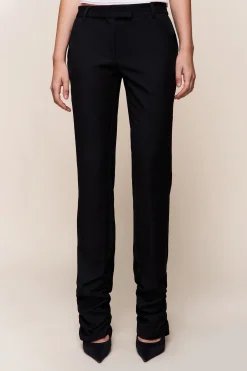 GUIZIO Cora Ruched Hem Pant- Pants