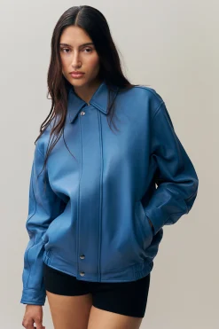 GUIZIO Costa Leather Jacket- Jackets