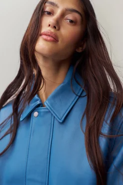 GUIZIO Costa Leather Jacket- Jackets