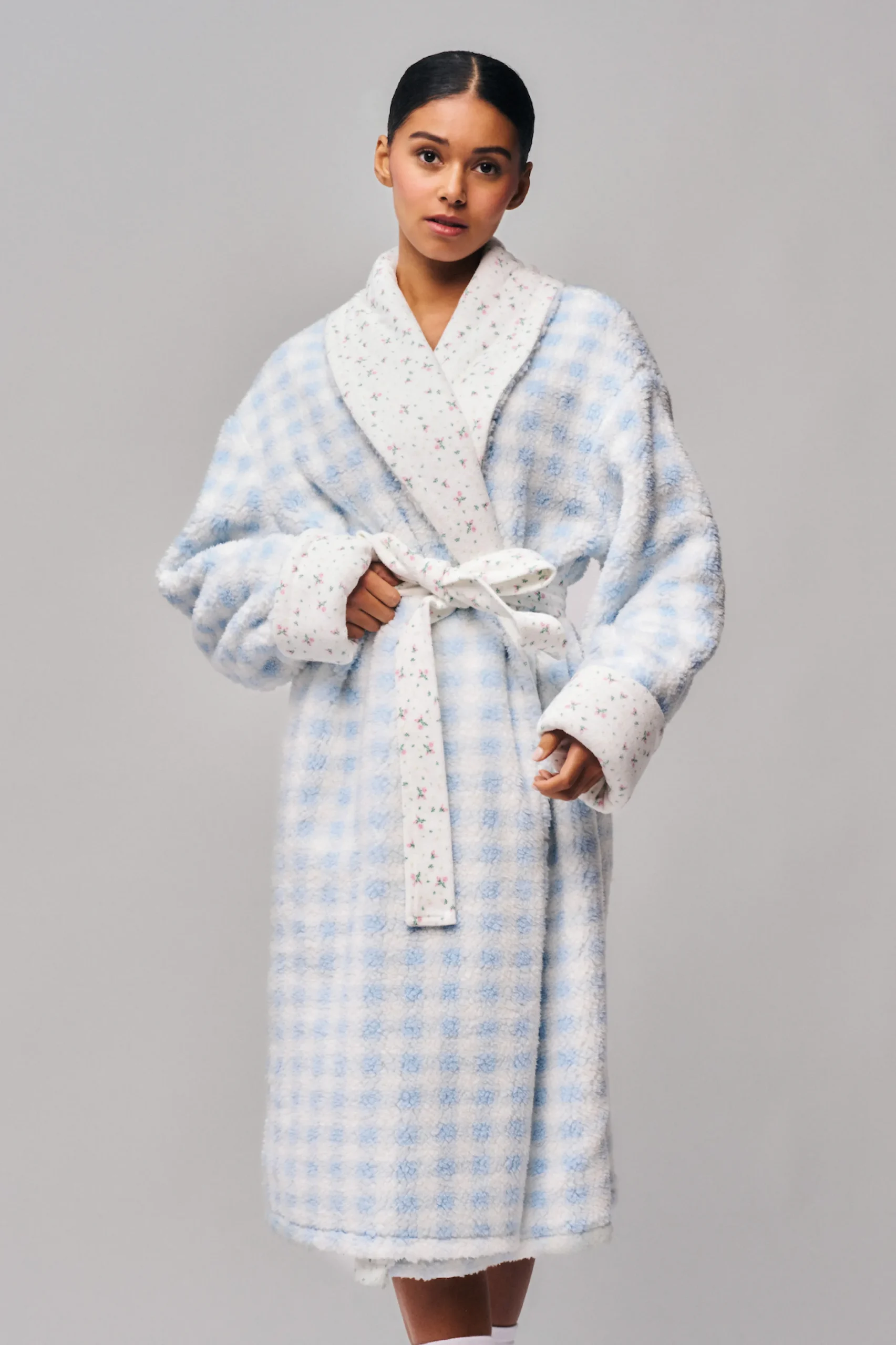 GUIZIO Cozy Cloud Reversible Robe- Intimates