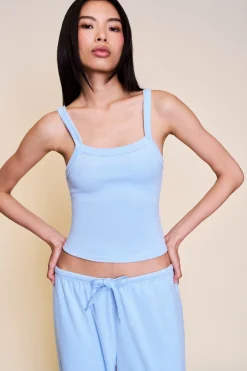 GUIZIO Dani Terry Tank- Sleeveless Tops|Tops