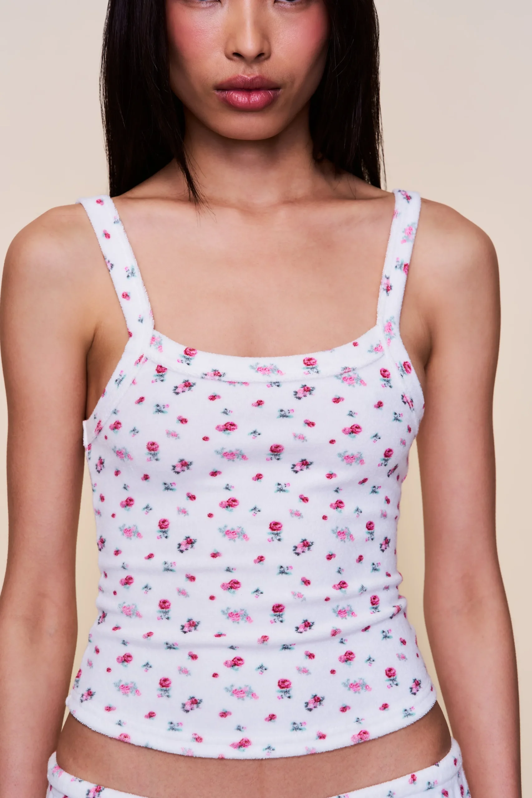 GUIZIO Dani Terry Tank- Sleeveless Tops|Tops