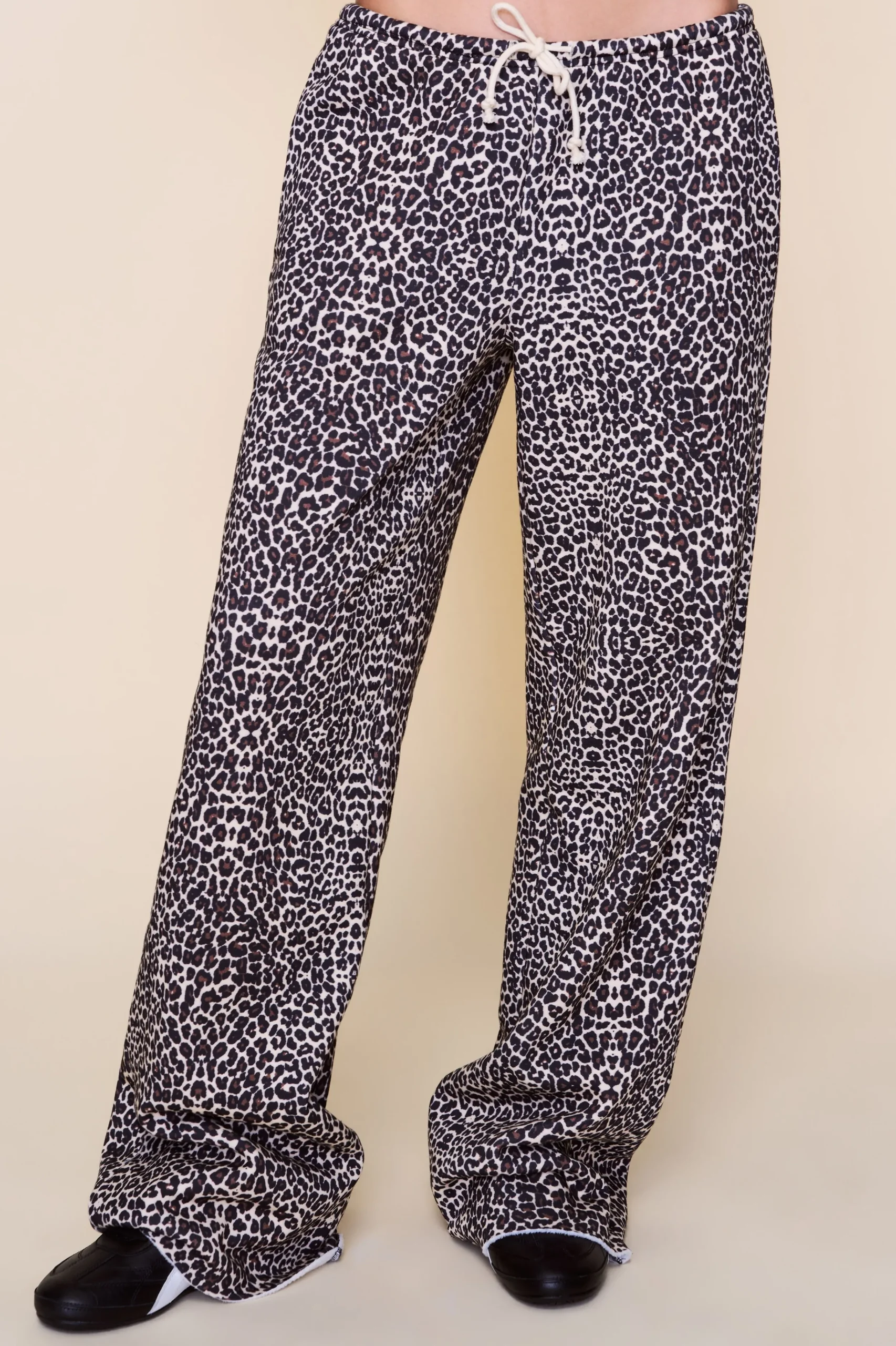GUIZIO Drawstring Fleece Pant- Pants
