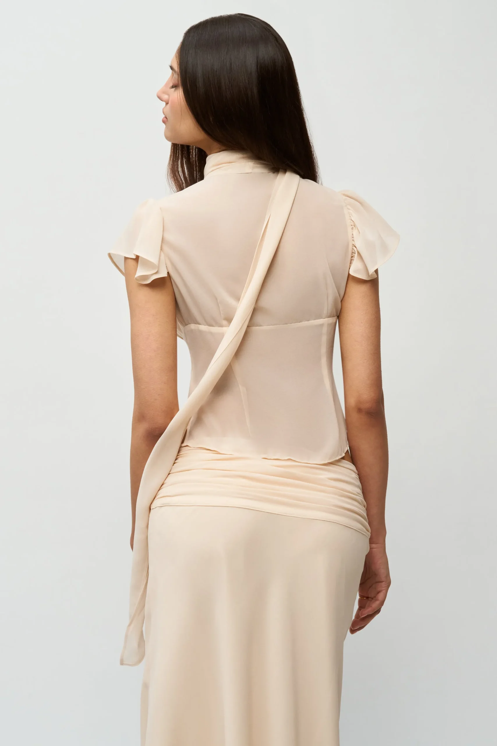GUIZIO Eda Skirt- Midi Skirts|Skirts