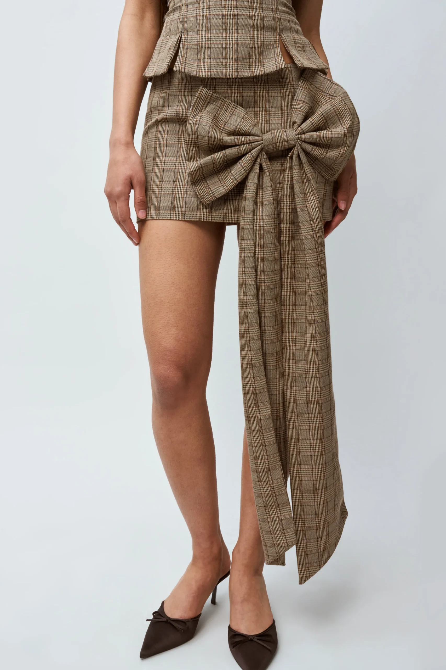 GUIZIO Eloise Mini Skirt- Mini Skirts|Skirts