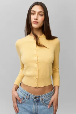 GUIZIO Emelie Wool Cardigan- Sweaters|Knitwear