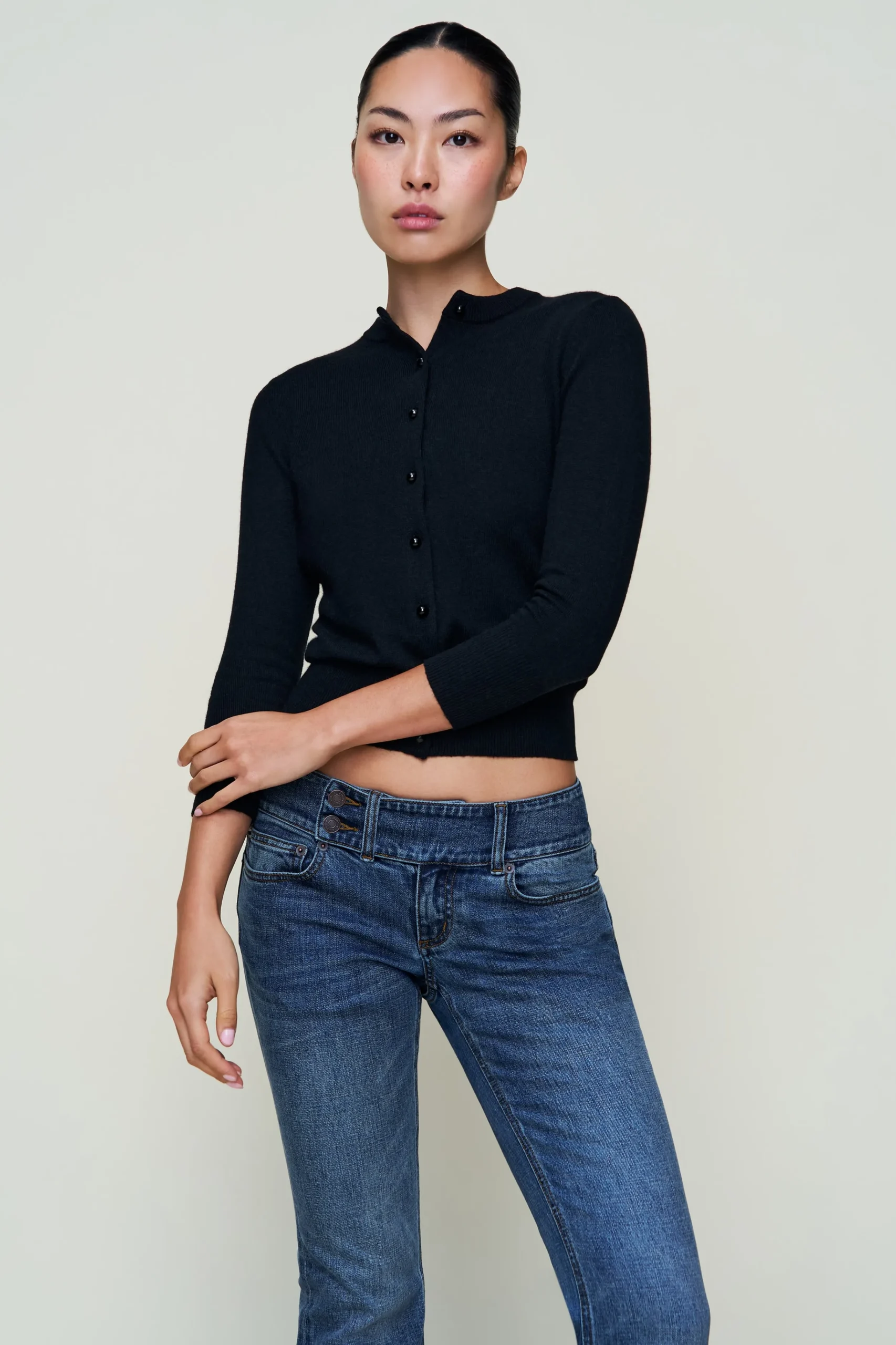 GUIZIO Emelie Wool Cardigan- Sweaters
