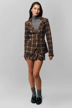GUIZIO Fairfield Tartan Skirt- Mini Skirts|Skirts
