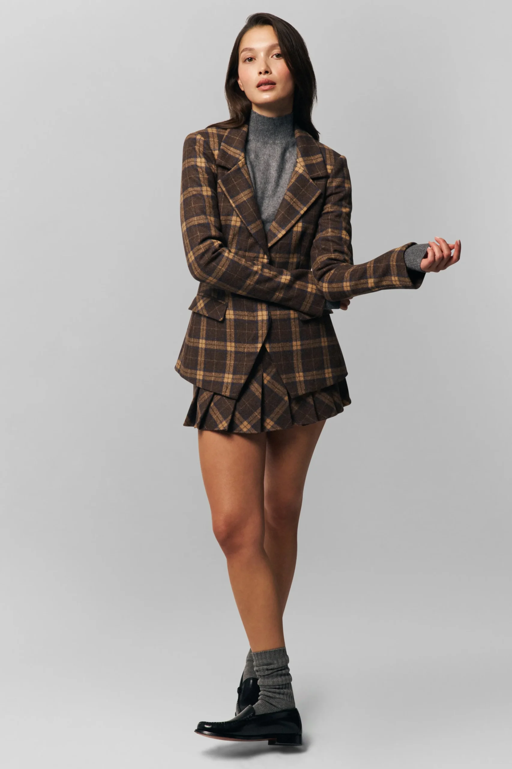 GUIZIO Fairfield Tartan Skirt- Mini Skirts|Skirts