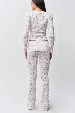 GUIZIO Flared Thermal Pant- Pants