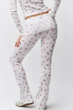 GUIZIO Flared Thermal Pant- Pants