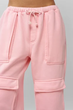 GUIZIO Fleece Cargo Sweatpant- Pants