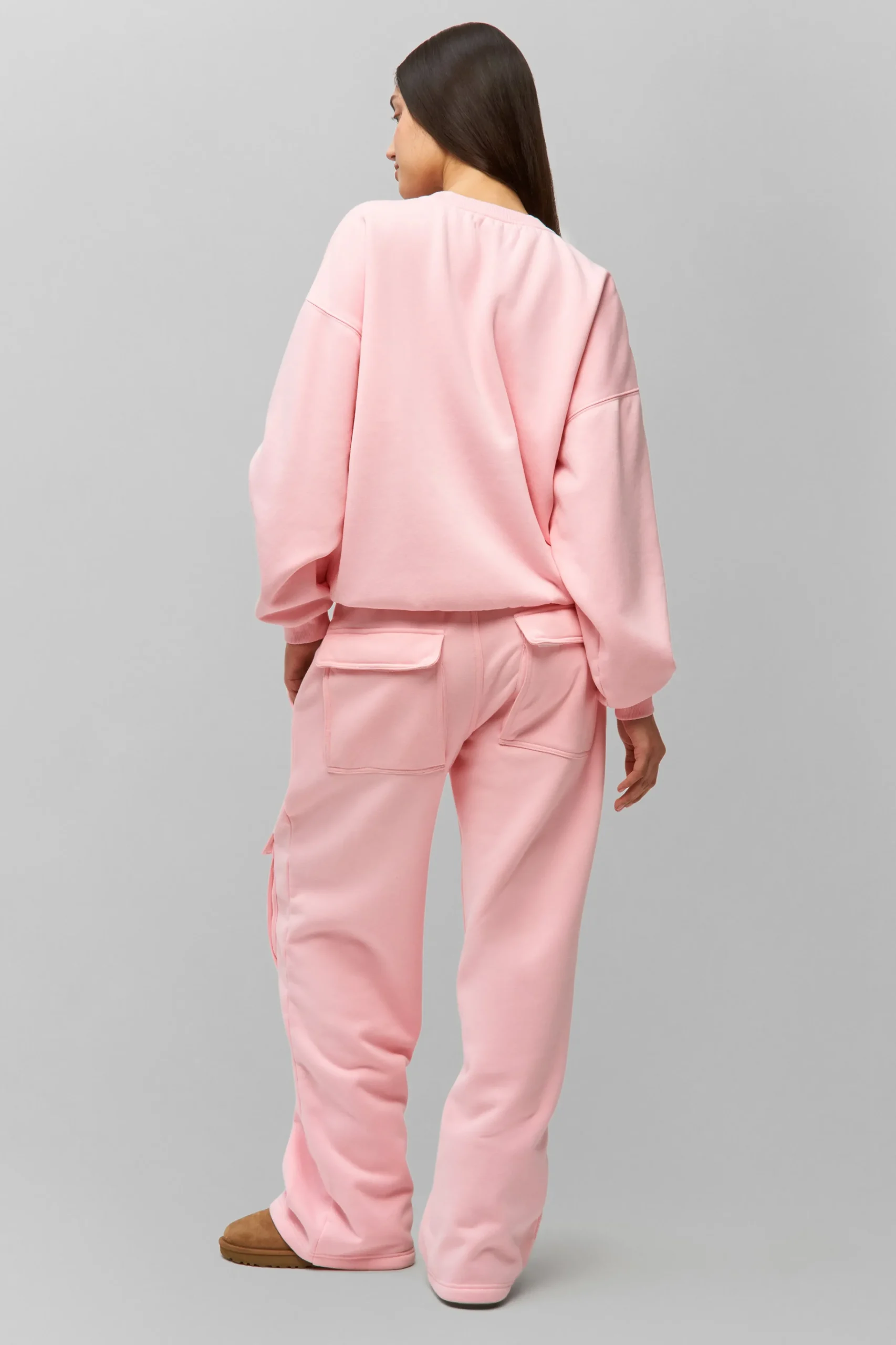 GUIZIO Fleece Cargo Sweatpant- Pants